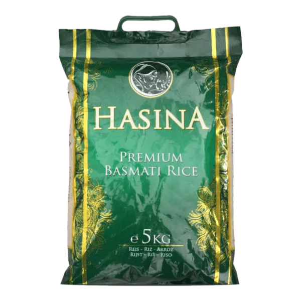 BASMATI EXTRA LONG PREMIUM RICE 5 KG HASINA